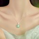 Hetian Jade Ginkgo Peace Buckle Prosperity Necklace Pendant