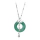 925 Silver Jade Butterfly Peace Necklace 925 Silver Jade Butterfly Peace Necklace
