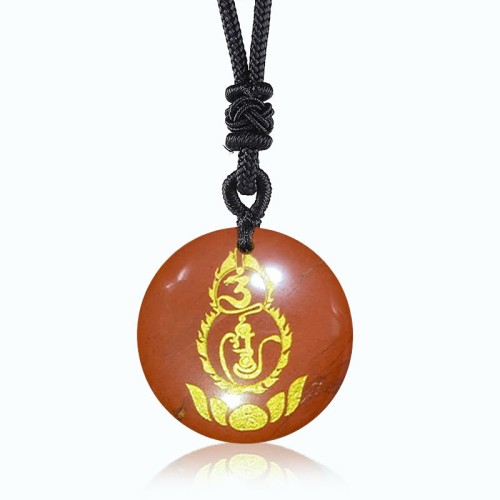 Gourd Lotus Vajra Protection Mantra Black Obsidian Pendant Gourd Lotus Vajra Protection Mantra Black Obsidian Pendant