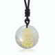 Gourd Lotus Vajra Protection Mantra Black Obsidian Pendant Gourd Lotus Vajra Protection Mantra Black Obsidian Pendant