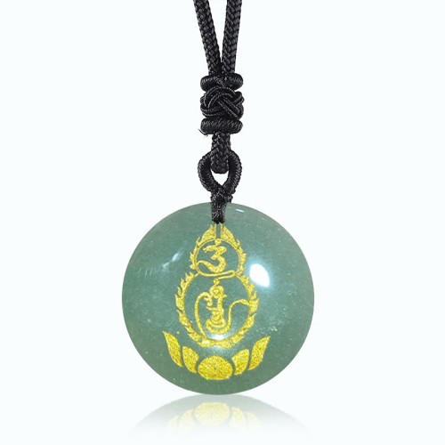 Gourd Lotus Vajra Protection Mantra Black Obsidian Pendant Gourd Lotus Vajra Protection Mantra Black Obsidian Pendant