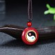 Cinnabar Yin Yang Blessing Braided Necklace Cinnabar Yin Yang Blessing Braided Necklace