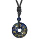 Green Tara Mantra Crystal Black Obsidian Fulfilment Pendant Green Tara Mantra Crystal Black Obsidian Fulfilment Pendant