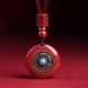 Cinnabar Six True Words 'Om Mani Padme Hum' Blessing Necklace Cinnabar Six True Words 'Om Mani Padme Hum' Blessing Necklace