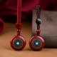 Cinnabar Six True Words 'Om Mani Padme Hum' Blessing Necklace Cinnabar Six True Words 'Om Mani Padme Hum' Blessing Necklace