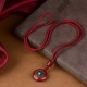 Cinnabar Six True Words 'Om Mani Padme Hum' Blessing Necklace Cinnabar Six True Words 'Om Mani Padme Hum' Blessing Necklace