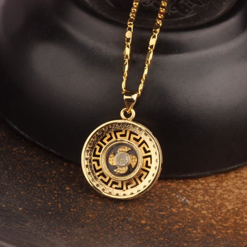 Gold-plated Copper Windmill Feng Shui Necklace Gold-plated Copper Windmill Feng Shui Necklace
