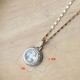Gold Plated Brass Windmill Fu Balance Pendant
