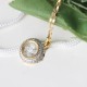Gold Plated Brass Windmill Fu Balance Pendant