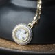 Gold Plated Brass Windmill Fu Balance Pendant