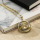 Gold Plated Copper Windmill Luck Necklace Pendant Gold Plated Copper Windmill Luck Necklace Pendant