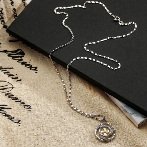 Gold Plated Copper Windmill Luck Necklace Pendant Gold Plated Copper Windmill Luck Necklace Pendant