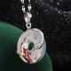 Chalcedony Peace Buckle Koi Snake Year Necklace Chalcedony Peace Buckle Koi Snake Year Necklace