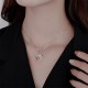 Chalcedony Peace Buckle Koi Snake Year Necklace Chalcedony Peace Buckle Koi Snake Year Necklace