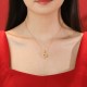 Hetian Jade Snake Year Peace Buckle Luck Necklace Hetian Jade Snake Year Peace Buckle Luck Necklace