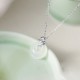 Chalcedony Peace Buckle Snake Year Positive Pendant Chalcedony Peace Buckle Snake Year Positive Pendant