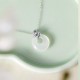 Chalcedony Peace Buckle Snake Year Positive Pendant Chalcedony Peace Buckle Snake Year Positive Pendant