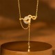 Chalcedony Fu Character Snake Harmony Pendant
