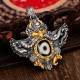 925 Silver Tibet Garuda Dzi Bead Protection Necklace 925 Silver Tibet Garuda Dzi Bead Protection Necklace