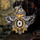 925 Silver Tibet Garuda Dzi Bead Protection Necklace 925 Silver Tibet Garuda Dzi Bead Protection Necklace
