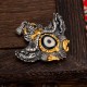 925 Silver Tibet Garuda Dzi Bead Protection Necklace 925 Silver Tibet Garuda Dzi Bead Protection Necklace