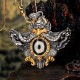 925 Silver Tibet Garuda Dzi Bead Protection Necklace 925 Silver Tibet Garuda Dzi Bead Protection Necklace