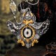 925 Silver Tibet Garuda Dzi Bead Protection Necklace 925 Silver Tibet Garuda Dzi Bead Protection Necklace