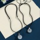 White Agate Sterling Silver Pi Xiu Six True Words Necklace Pendant