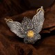 Sterling Silver Tibetan Garuda Wisdom Necklace Pendant