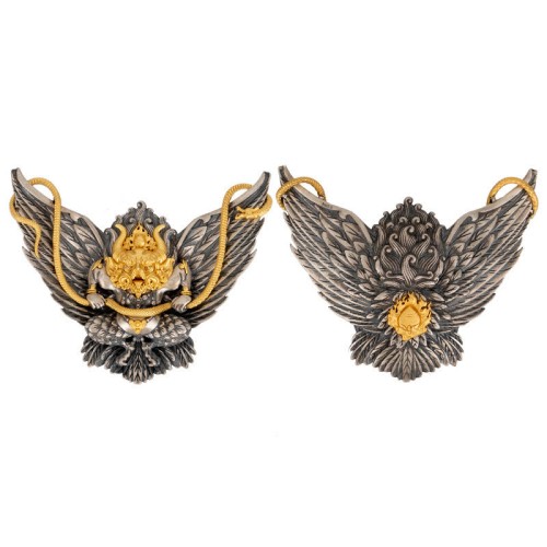 Sterling Silver Tibetan Garuda Wisdom Necklace Pendant