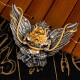 Sterling Silver Tibetan Garuda Wisdom Necklace Pendant