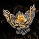 Sterling Silver Tibetan Garuda Wisdom Necklace Pendant