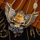 Sterling Silver Tibetan Garuda Wisdom Necklace Pendant