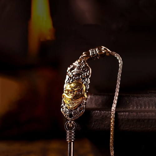 925 Silver Jambhala God of Wealth Protection Necklace 925 Silver Jambhala God of Wealth Protection Necklace