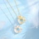 Hetian Jade Ginkgo Leaf Peace Necklace Pendant