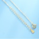 Hetian Jade Ginkgo Leaf Peace Necklace Pendant