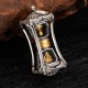 925 Silver Tibetan Zakiram Goddess of Wealth Necklace