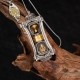 925 Silver Tibetan Zakiram Goddess of Wealth Necklace
