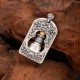 925 Silver Tibetan Garuda Vajra Bell Protection Necklace 925 Silver Tibetan Garuda Vajra Bell Protection Necklace