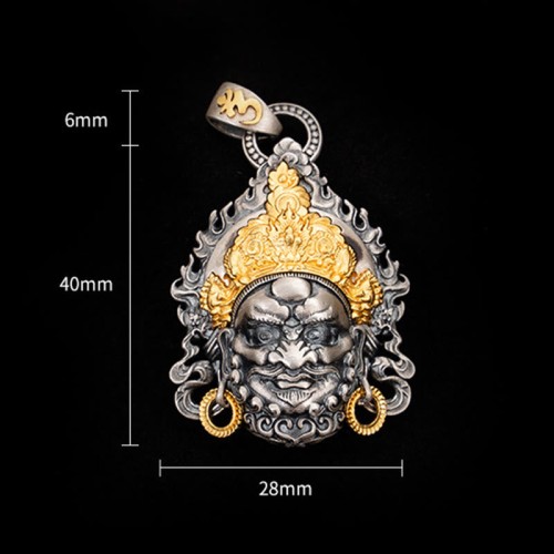 925 Silver Jambhala God of Wealth Protection Necklace 925 Silver Jambhala God of Wealth Protection Necklace