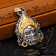 925 Silver Jambhala God of Wealth Protection Necklace 925 Silver Jambhala God of Wealth Protection Necklace