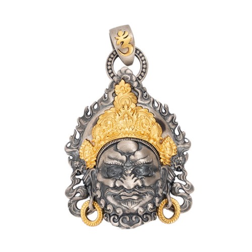 925 Silver Jambhala God of Wealth Protection Necklace 925 Silver Jambhala God of Wealth Protection Necklace