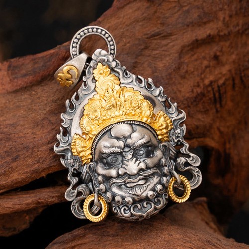 925 Silver Jambhala God of Wealth Protection Necklace 925 Silver Jambhala God of Wealth Protection Necklace