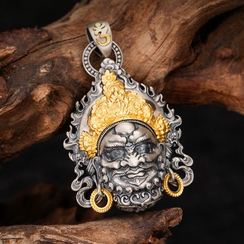 925 Silver Jambhala God of Wealth Protection Necklace 925 Silver Jambhala God of Wealth Protection Necklace