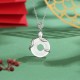 Chalcedony Fu Character Snake Luck Pendant Chalcedony Fu Character Snake Luck Pendant