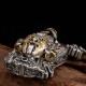 925 Silver Zakiram Goddess of Wealth Dzi Bead Necklace 925 Silver Zakiram Goddess of Wealth Dzi Bead Necklace