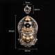 925 Silver Zakiram Goddess of Wealth Dzi Bead Necklace 925 Silver Zakiram Goddess of Wealth Dzi Bead Necklace