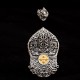 925 Silver Zakiram Goddess of Wealth Dzi Bead Necklace 925 Silver Zakiram Goddess of Wealth Dzi Bead Necklace