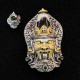 925 Silver Zakiram Goddess of Wealth Dzi Bead Necklace 925 Silver Zakiram Goddess of Wealth Dzi Bead Necklace