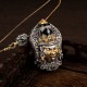 925 Silver Zakiram Goddess of Wealth Dzi Bead Necklace 925 Silver Zakiram Goddess of Wealth Dzi Bead Necklace